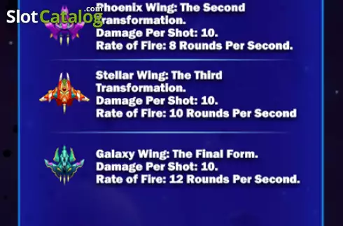 Скрин9. Galaxy Wing слот