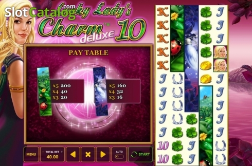 Скрин6. Lucky Lady's Charm Deluxe 10 слот