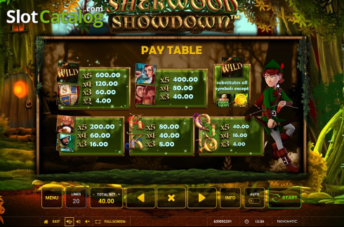 Скрин9. Sherwood Showdown слот
