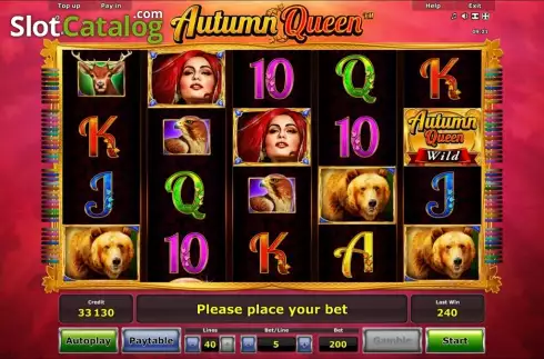 Скрин2. Autumn Queen™ слот