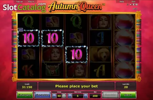 Скрин3. Autumn Queen™ слот