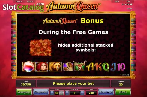 Скрин6. Autumn Queen™ слот