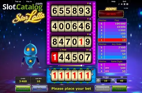 Скрин3. Star Lotto слот
