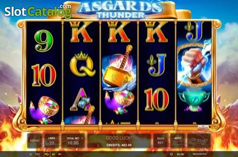 Скрин4. Asgard's Thunder слот
