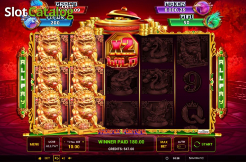 Скрин7. Phoenix Fortune (Greentube) слот