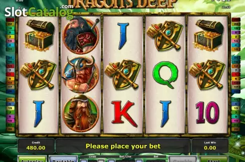 Скрин2. Dragon's Deep слот