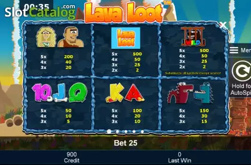 Скрин5. Lava Loot слот