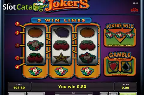 Скрин4. 5 Line Jokers слот