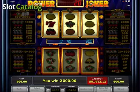Скрин3. Power Joker слот