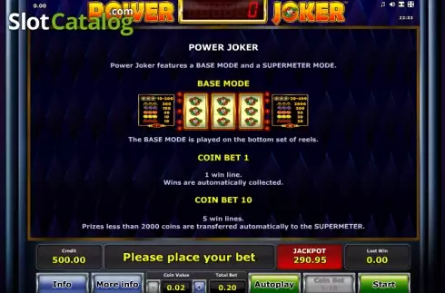 Скрин6. Power Joker слот
