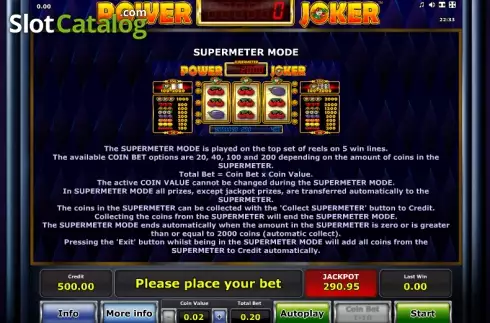 Скрин7. Power Joker слот