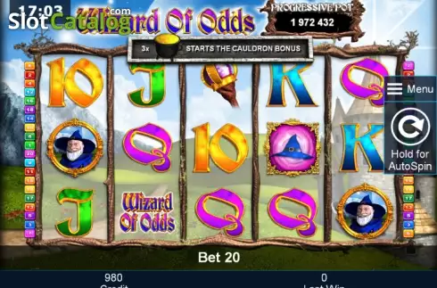 Скрин2. Wizard of Odds слот