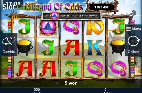 Скрин3. Wizard of Odds слот