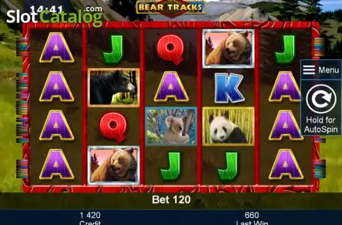 Скрин2. Bear Tracks слот