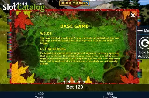 Скрин7. Bear Tracks слот
