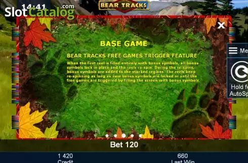 Скрин8. Bear Tracks слот