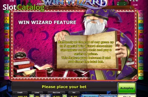 Скрин8. Win Wizard слот