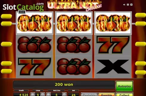 Скрин3. Ultra Hot deluxe слот