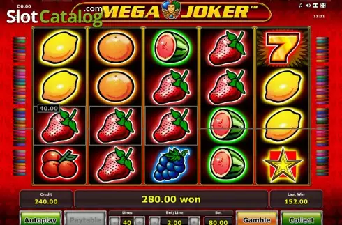 Скрин3. Mega Joker (Novomatic) слот