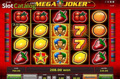 Скрин4. Mega Joker (Novomatic) слот