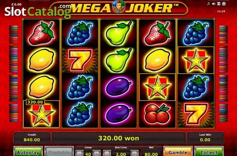 Скрин6. Mega Joker (Novomatic) слот