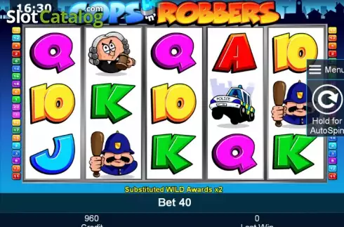 Скрин2. Cops'n' Robbers (Green Tube) слот