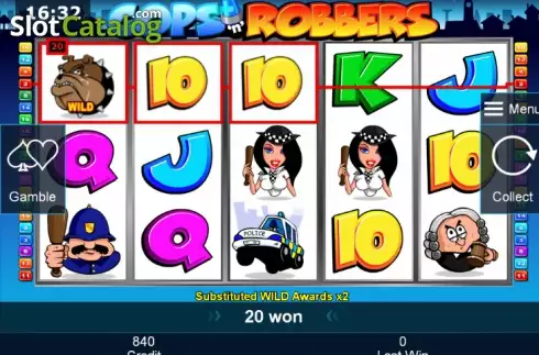 Скрин4. Cops'n' Robbers (Green Tube) слот