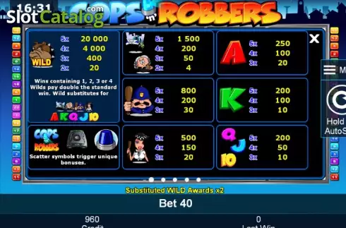 Скрин6. Cops'n' Robbers (Green Tube) слот