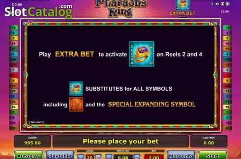 Скрин8. Pharaoh's Ring слот