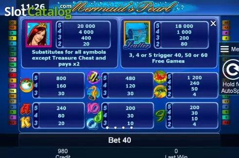 Скрин6. Mermaid's Pearl (Novomatic) слот