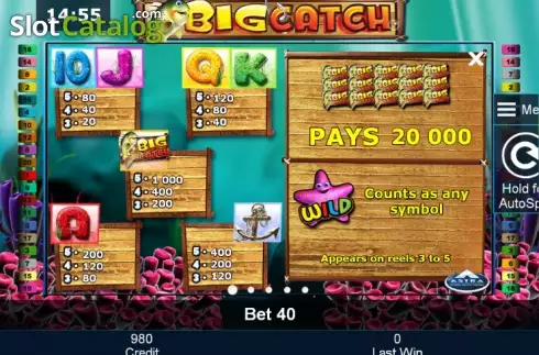 Скрин5. Big Catch (Novomatic) слот