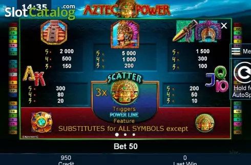 Скрин6. Aztec Power слот