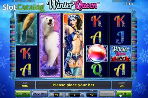Скрин2. Winter Queen слот