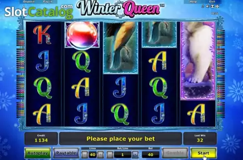 Скрин3. Winter Queen слот