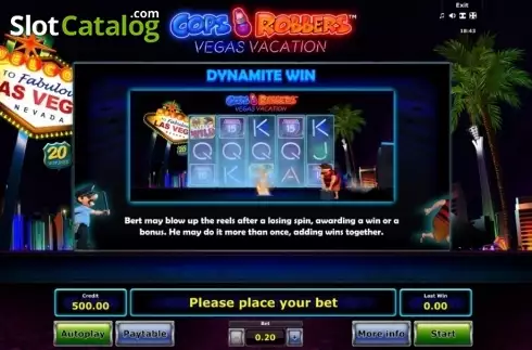 Скрин7. Cops 'n' Robbers Vegas Vacation слот