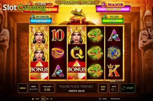 Скрин2. Pyramid Fortunes слот