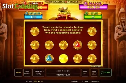 Скрин5. Pyramid Fortunes слот