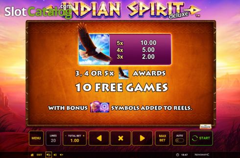 Скрин7. Indian Spirit Deluxe слот