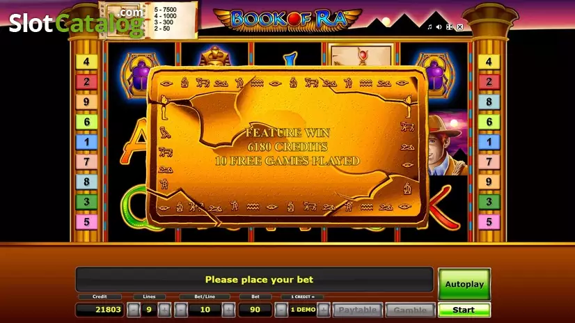 Слот Book Of Ra от Greentube Gameplay