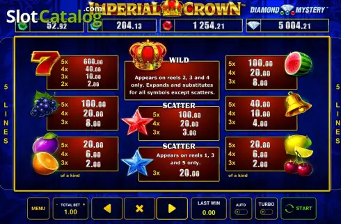 Скрин7. Imperial Crown слот