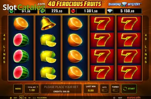 Скрин2. 40 Ferocious Fruits слот