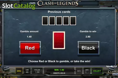 Скрин5. Clash of Legends - Battle Lines слот