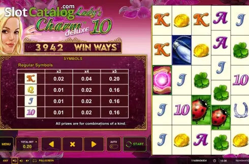 Скрин8. Lucky Ladys Charm Deluxe 10 Win Ways слот
