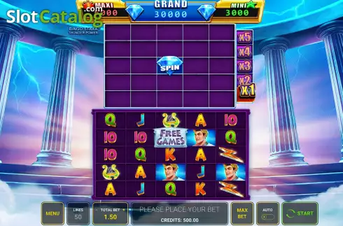 Скрин2. Bingo Staxx Thunder Power слот