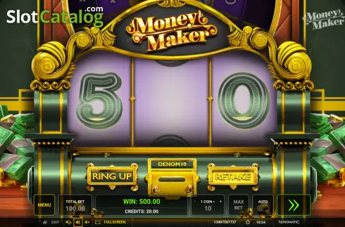 Скрин5. Money Maker (Greentube) слот