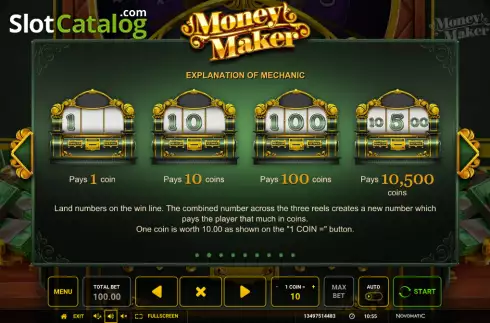 Скрин7. Money Maker (Greentube) слот