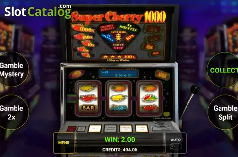 Скрин3. Super Cherry 1000 слот