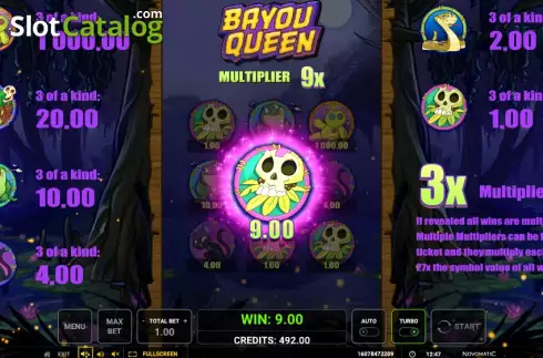Скрин3. Bayou Queen слот