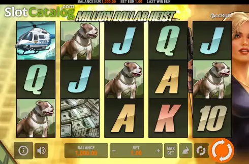 Скрин2. Million Dollar Heist слот