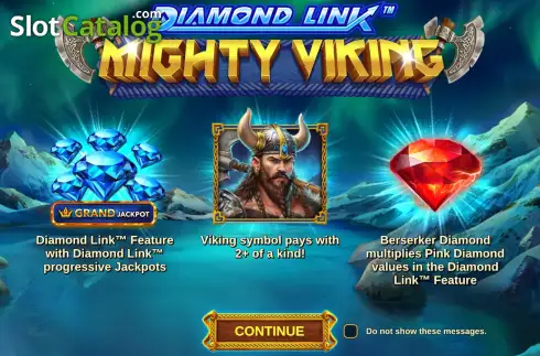 Скрин2. Diamond Link Mighty Viking слот